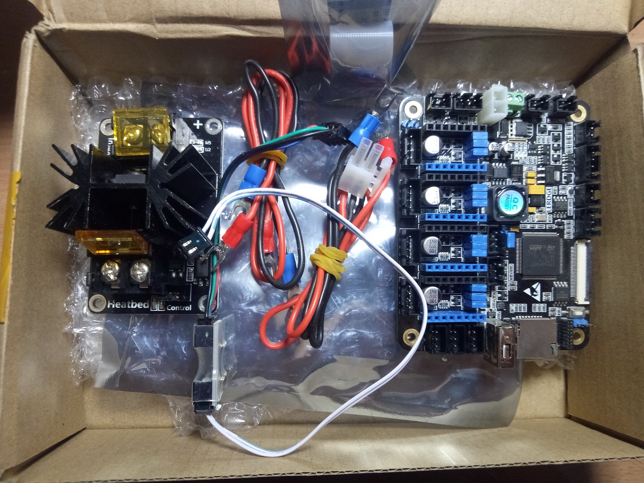 Плата Lerdge X с модулем подогрева стола