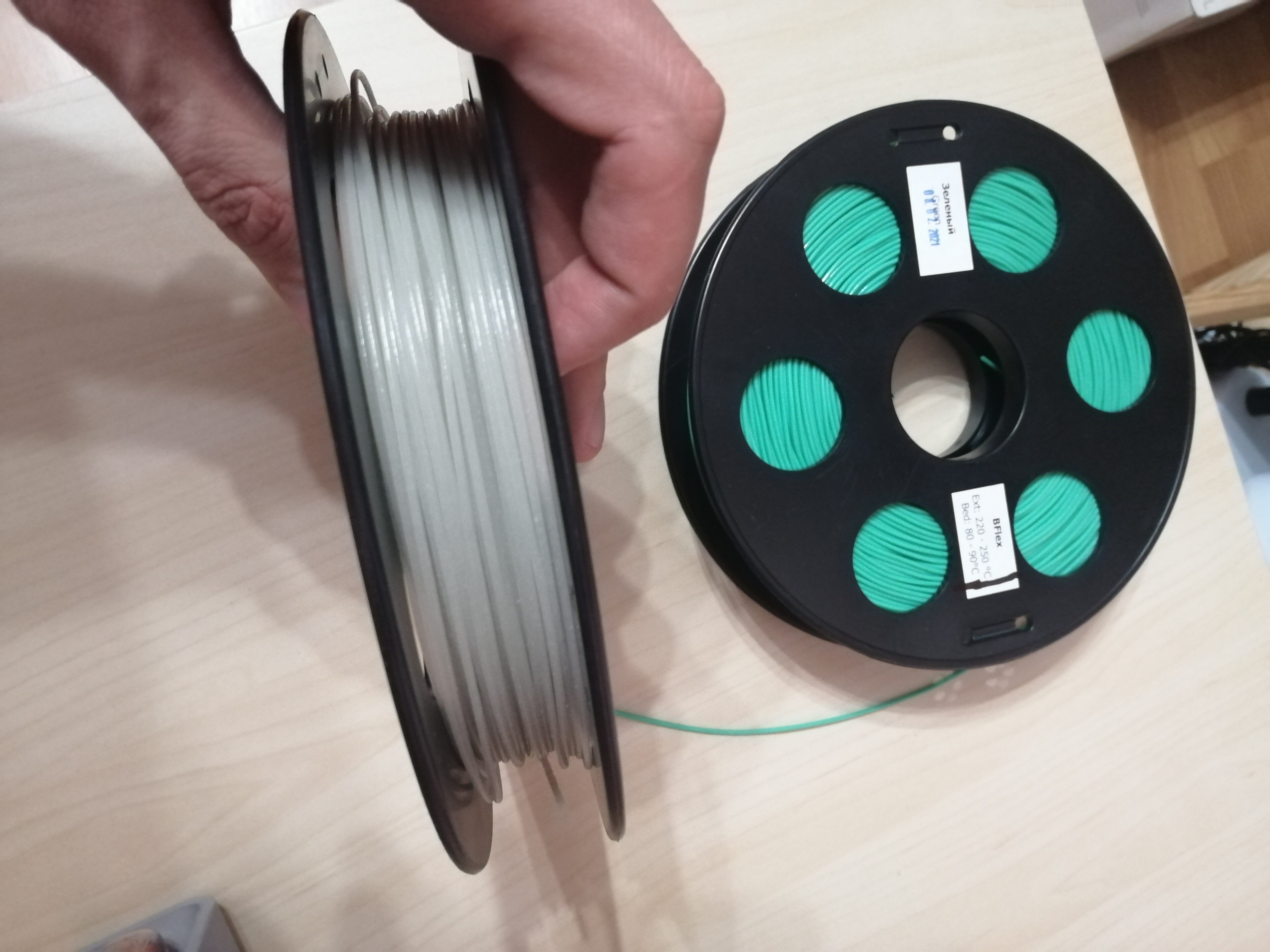 Пластик BestFilament PLA светящийся