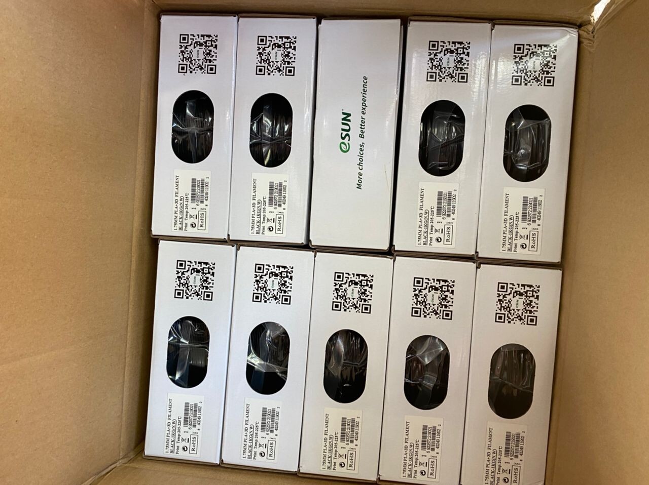 Пластик (филамент) PLA+ от eSUN для печати на 3D принтере