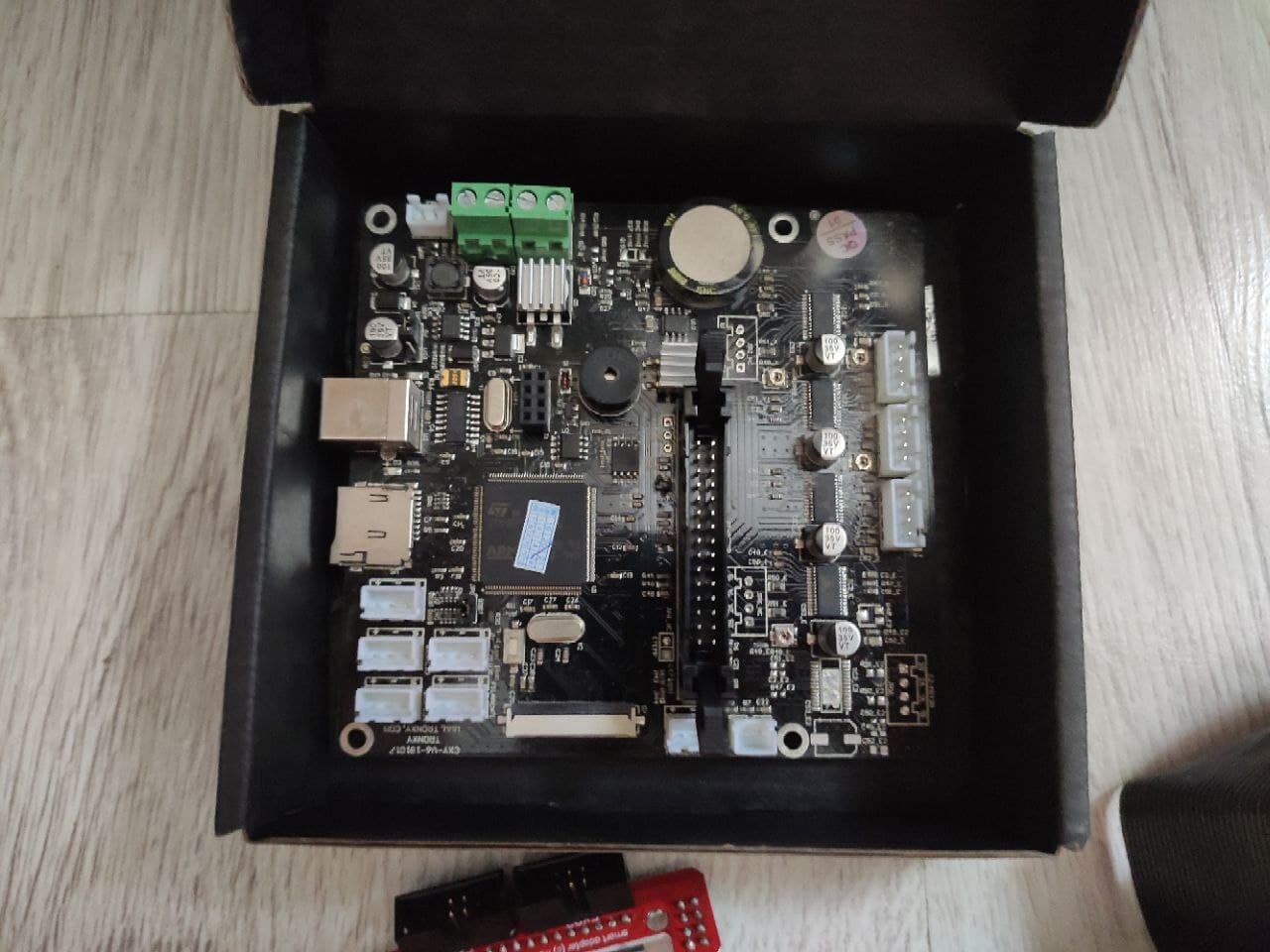 Tronxy X5SA. плата, сенсорный экран, блок разводки