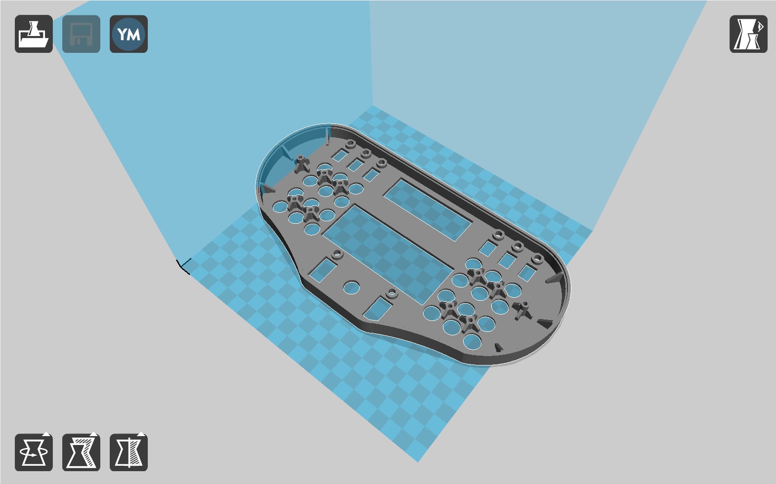 Печать двух деталей