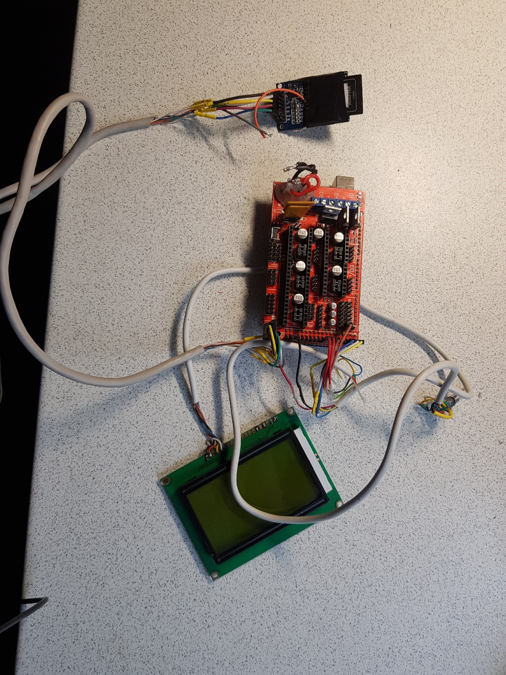 Плата для 3D принтера ramps 1.4 arduino mega 2560 Плата для 3D принтера ramps 1.4 arduino mega 2560