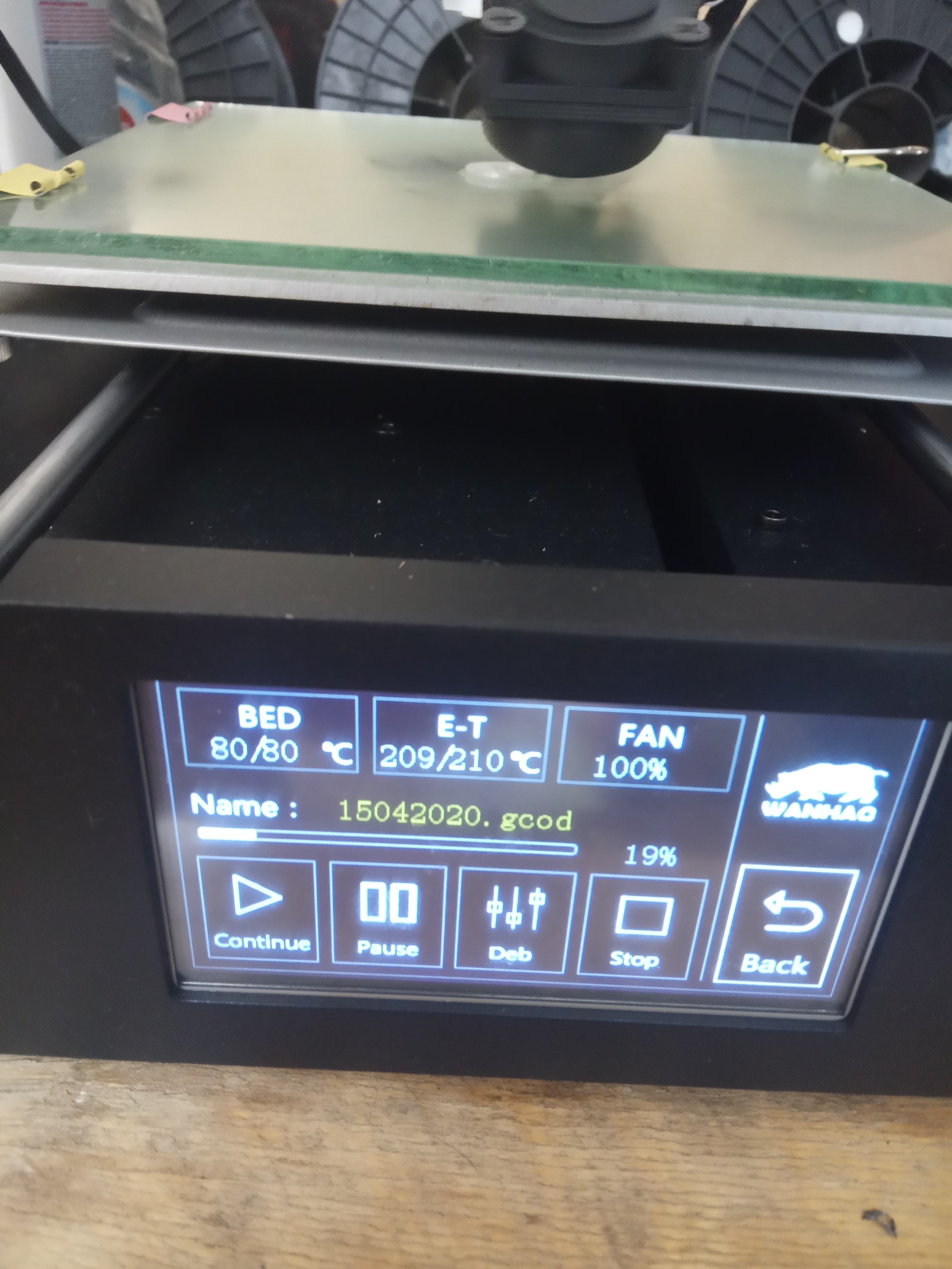 3D принтер Wanhao Duplicator i3 Plus. Доработанный.