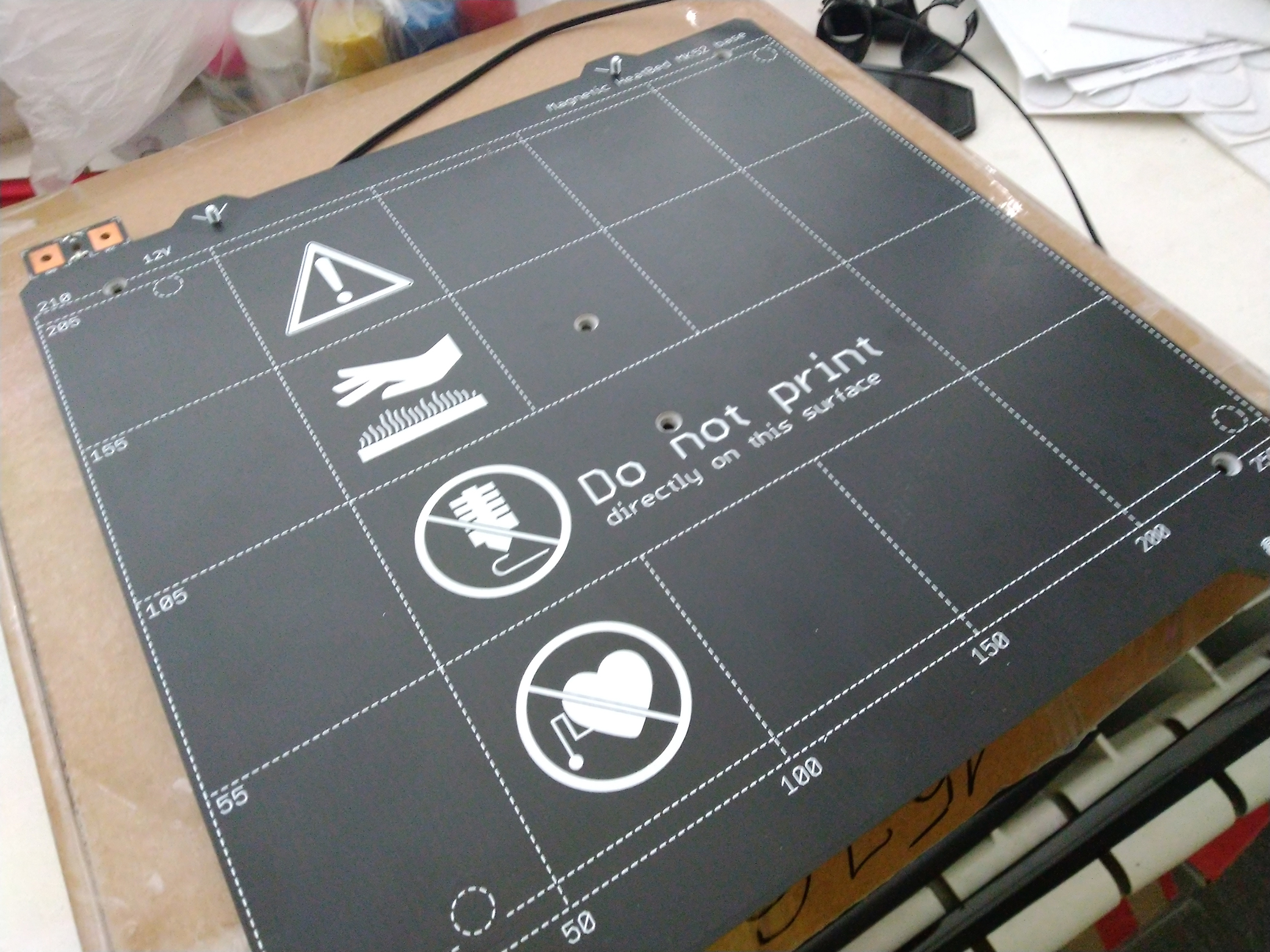 Нагревательный магнитный стол для Prusa I3 2.5S