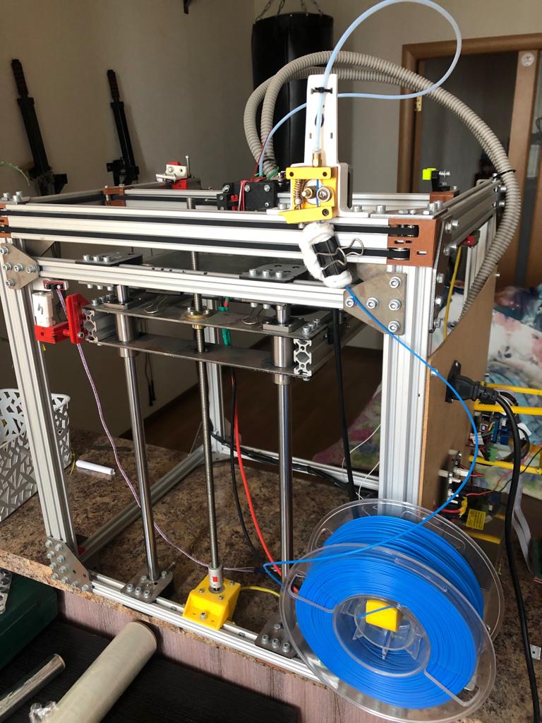 D-bot на рельсах + anet a6