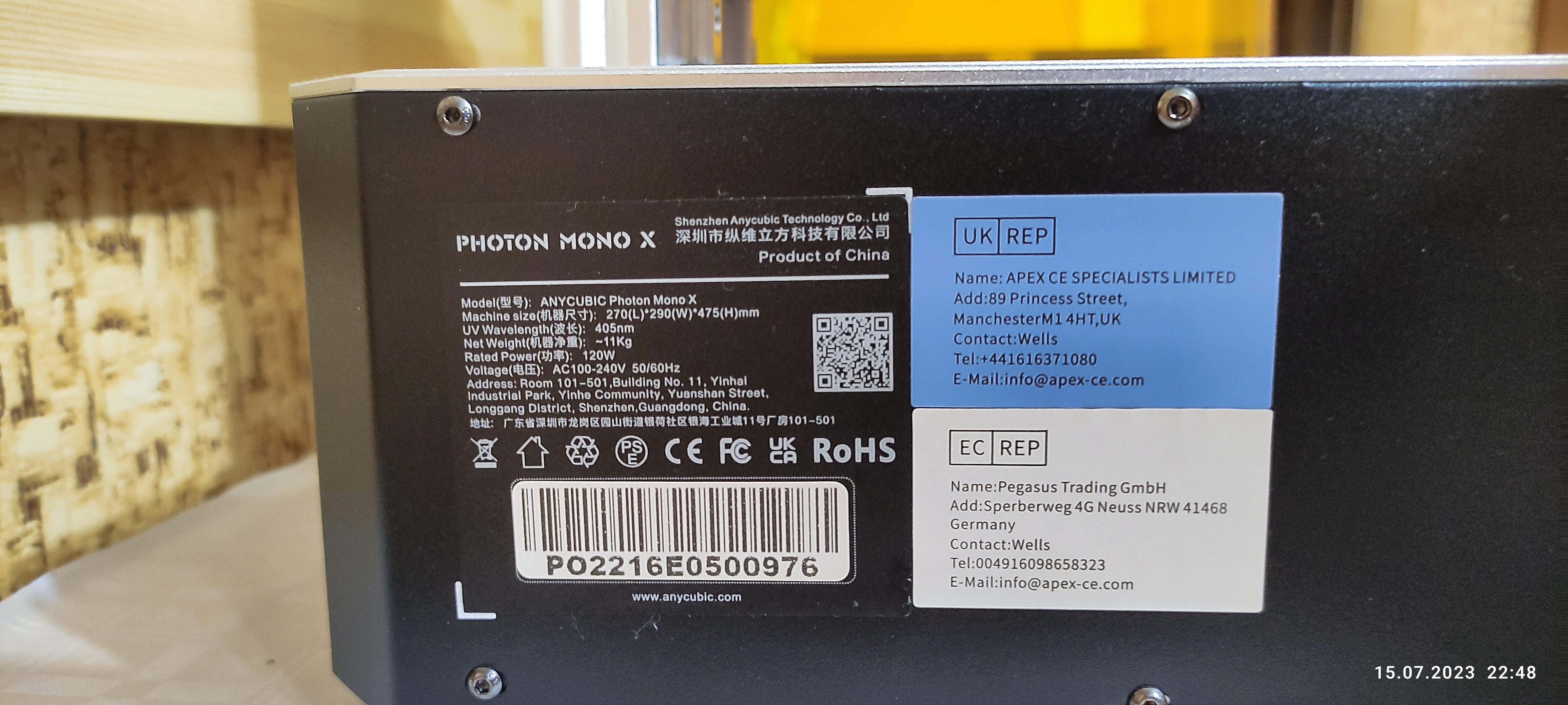 Anycubic mono x 4k Anycubic mono x 4k