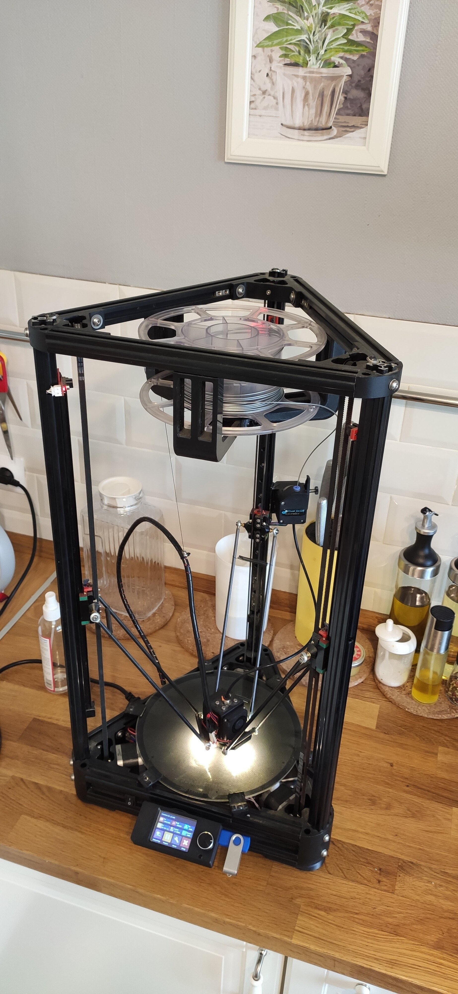 Anycubic Kossel Linear Plus глубоко модернизированый