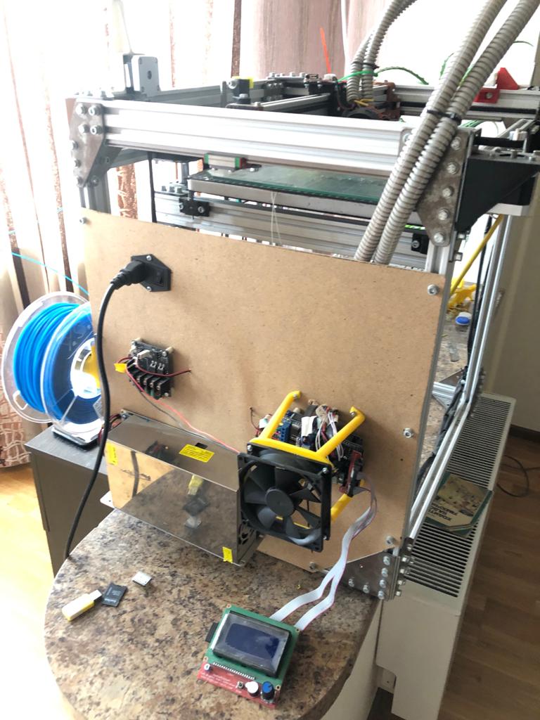 D-bot на рельсах + anet a6