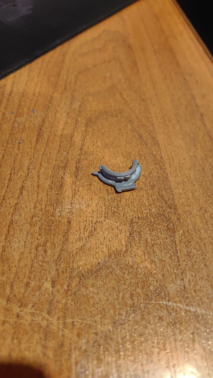 3D модель хомута крепления ПМ Hansa