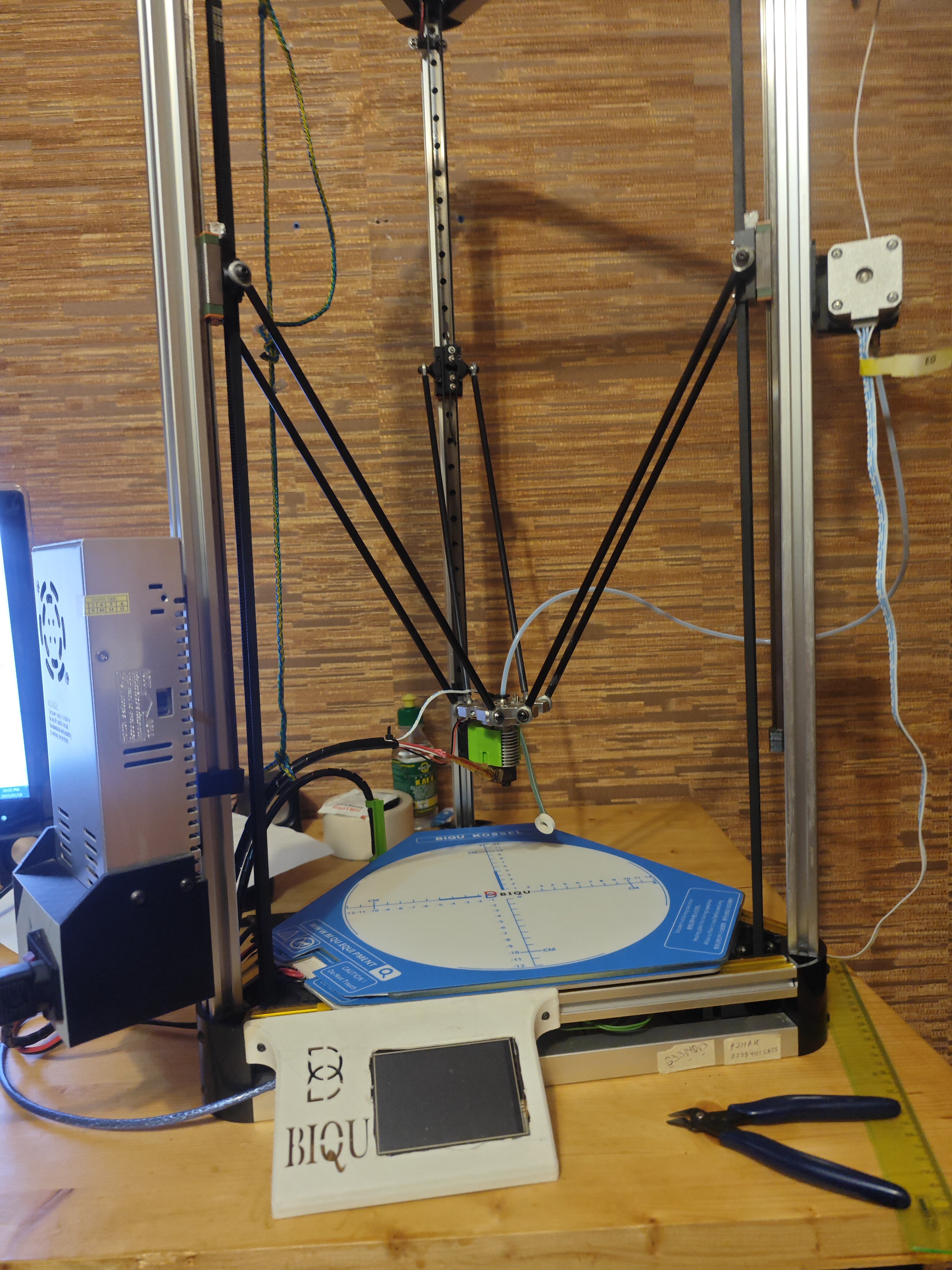 Настроить Дельта  3д принтер