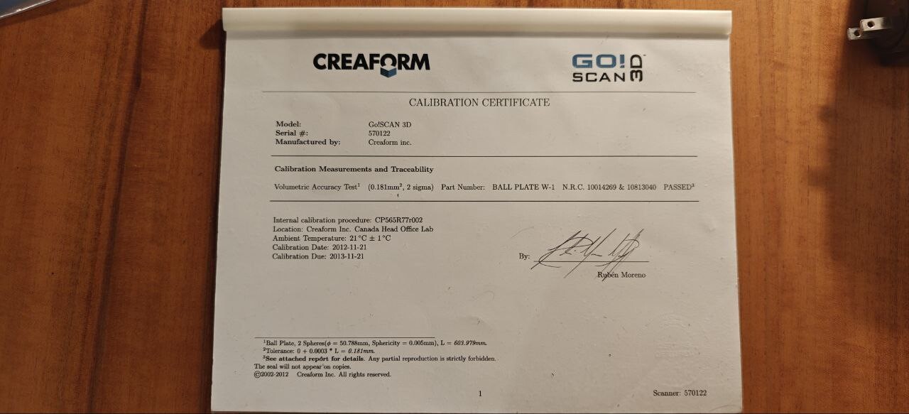 3D сканер Creaform GoScan 3D