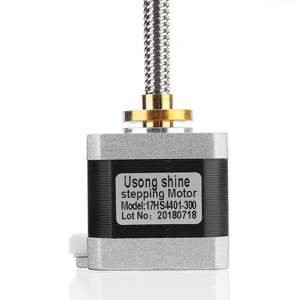 Шаговый двигатель nema 17 17HS4401 с стержнем 300 мм