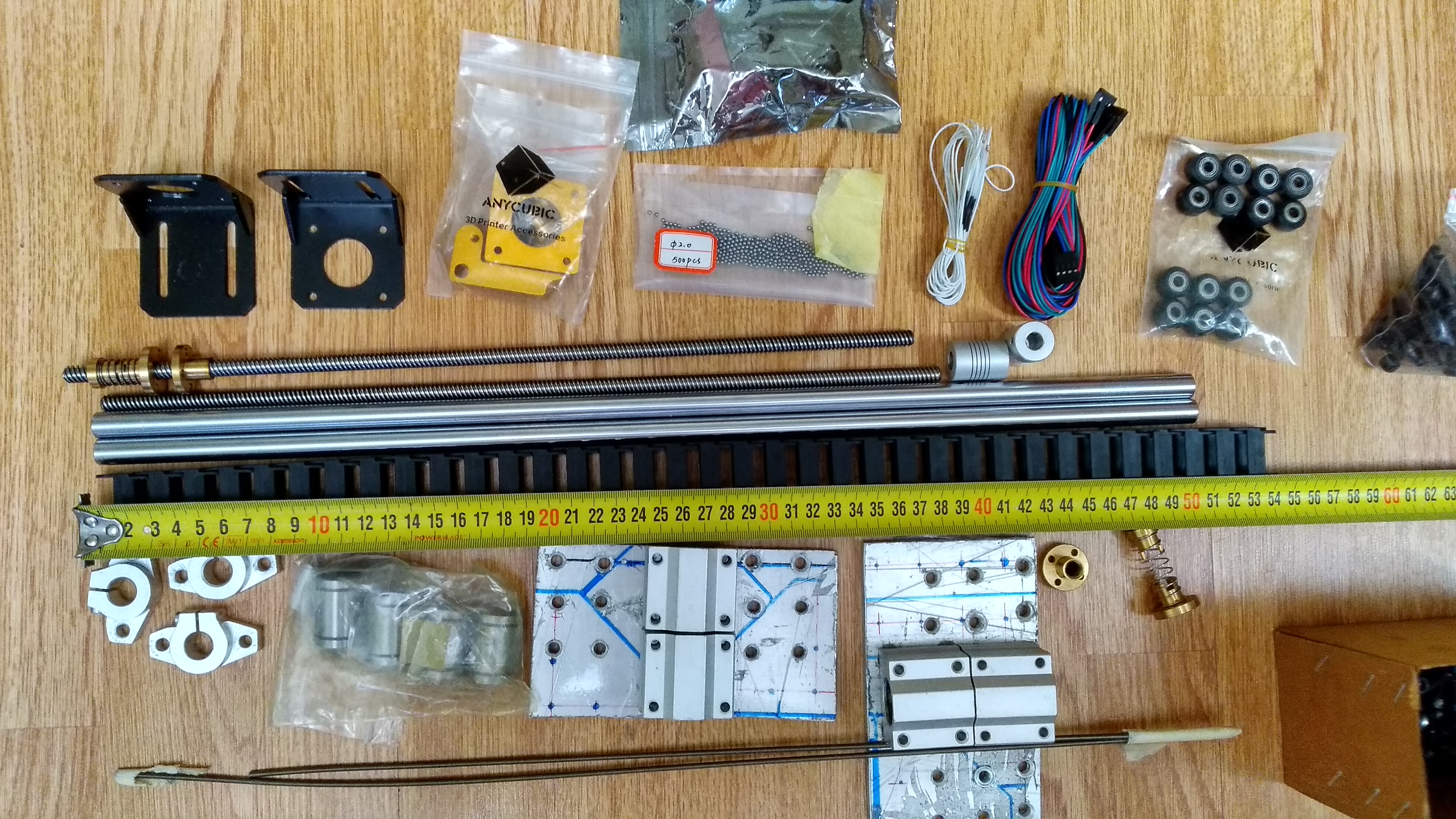 Остатки от сборки притнера