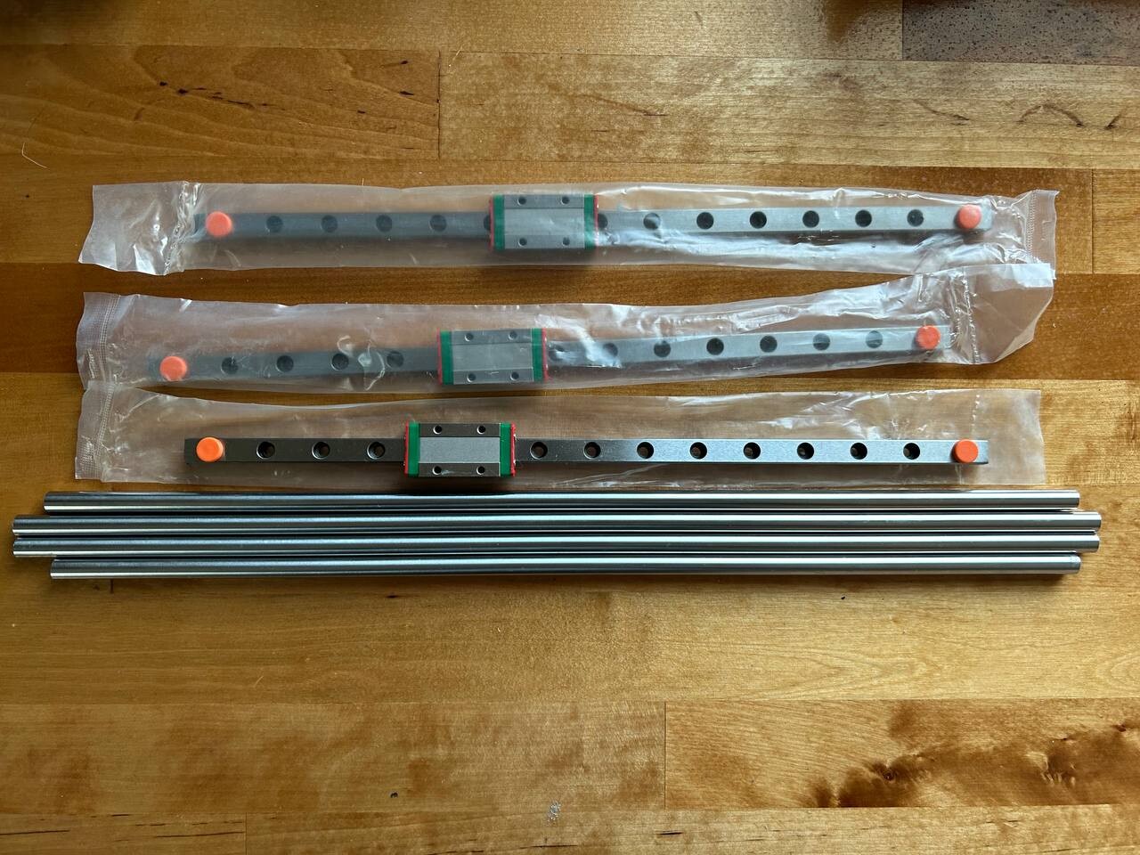 РБ, mgn9h 300мм, валы 8мм