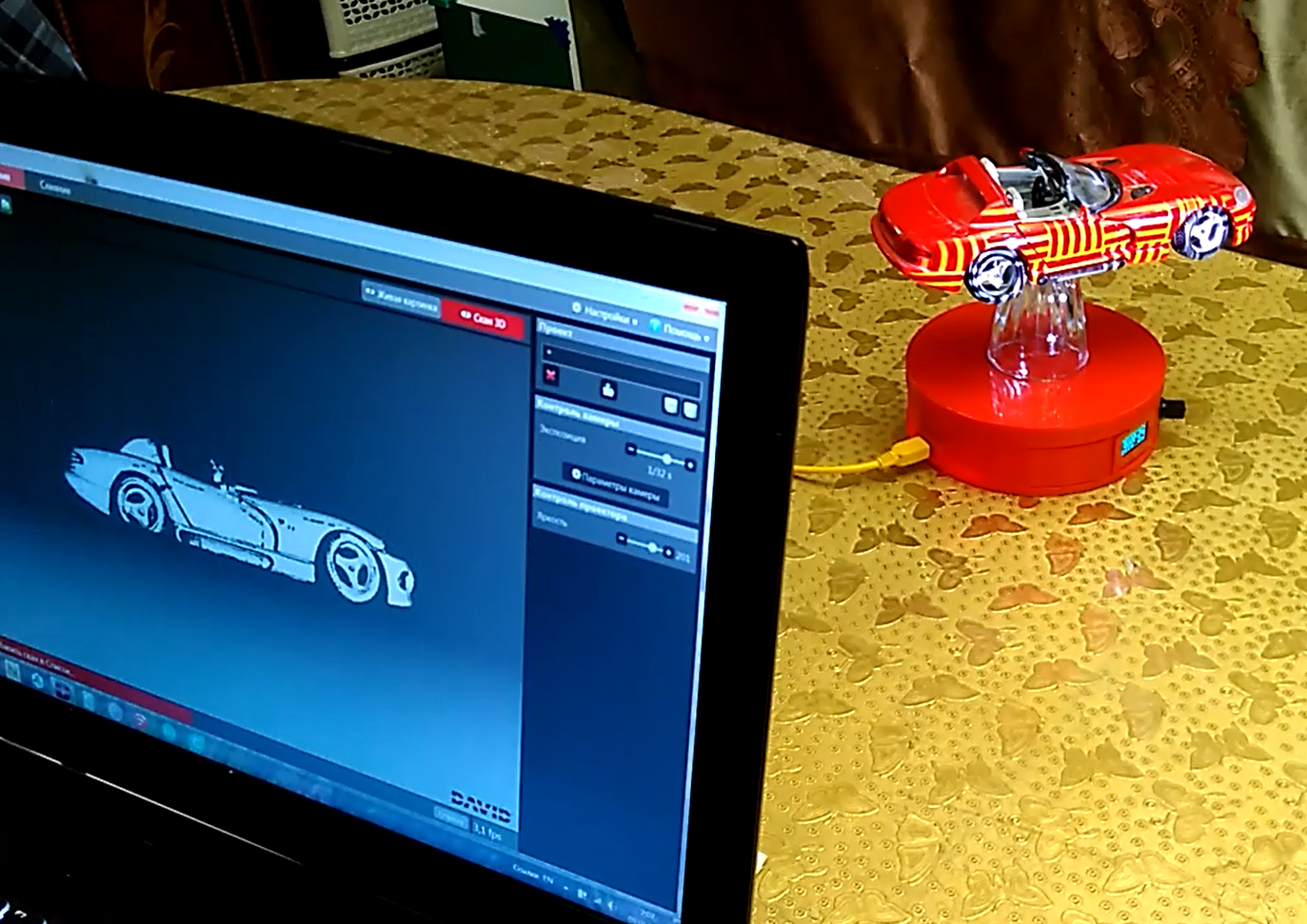 Продам поворотный стол для сканирования (David v.4)