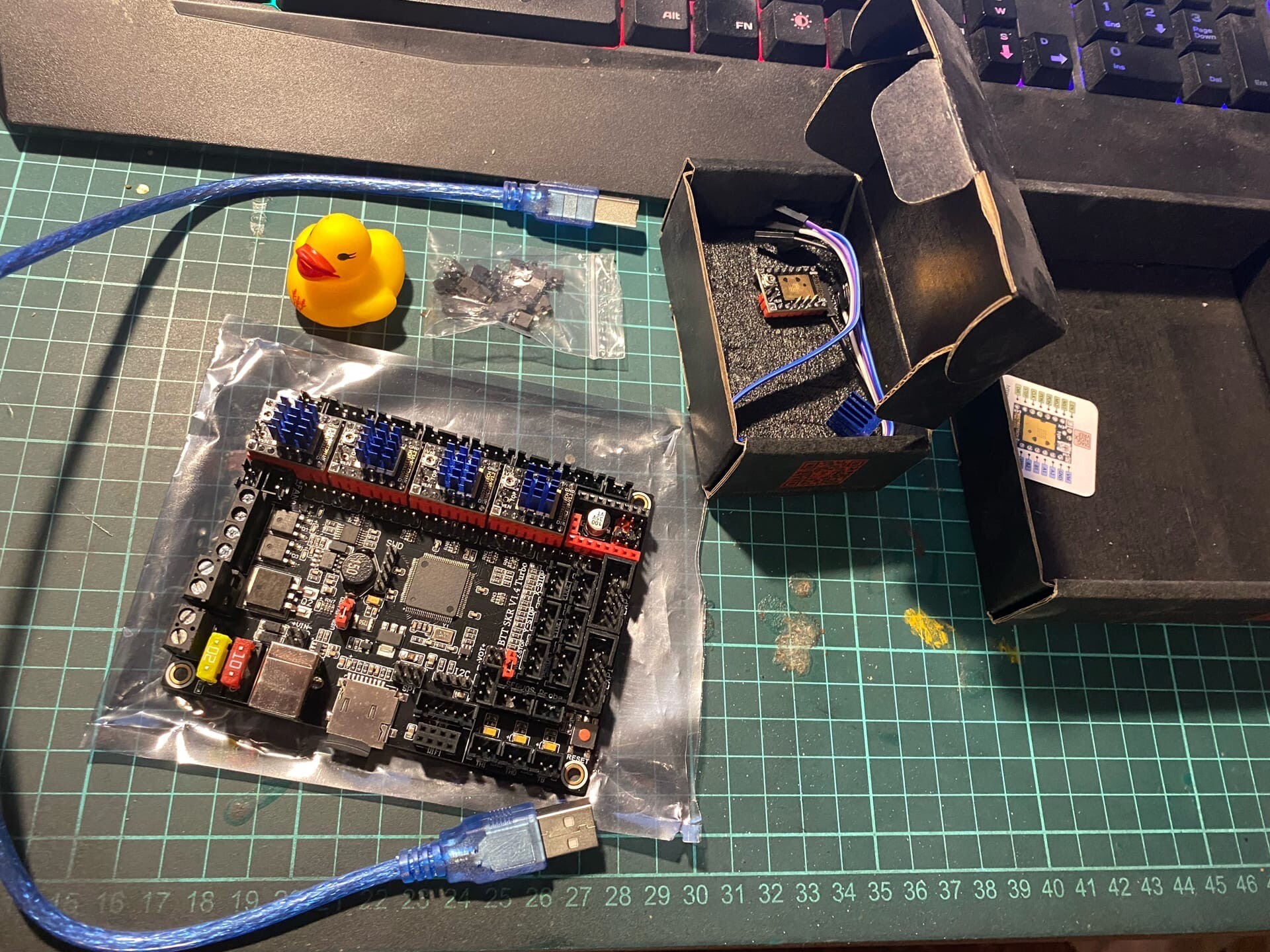 BIGTREETECH SKR V1.4 Turbo + драйверы TMC 2209 UART 5шт