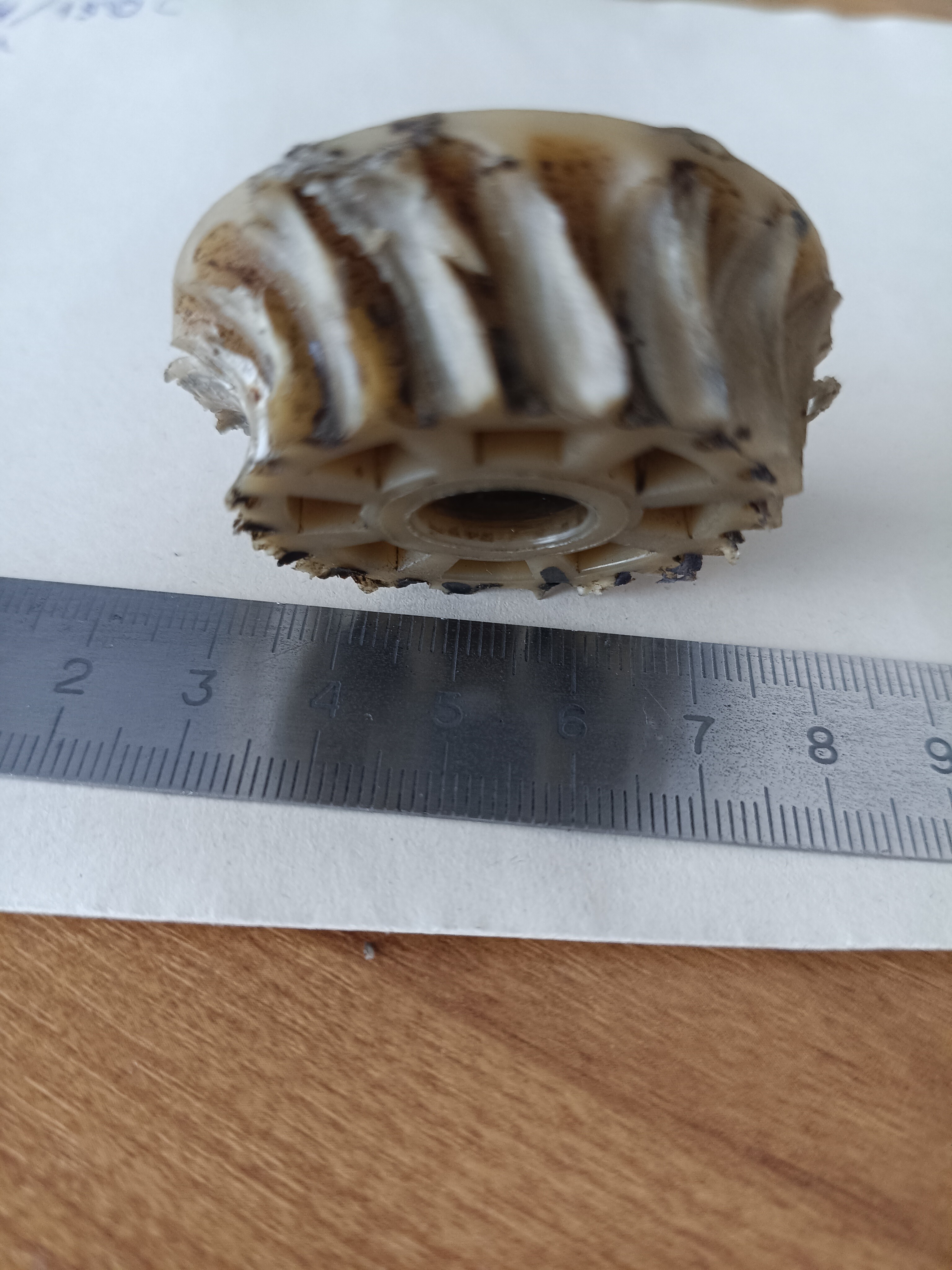 Шестерня для редуктора привода вращения колес газонокосилки Интерскол ГКБ-44/150С