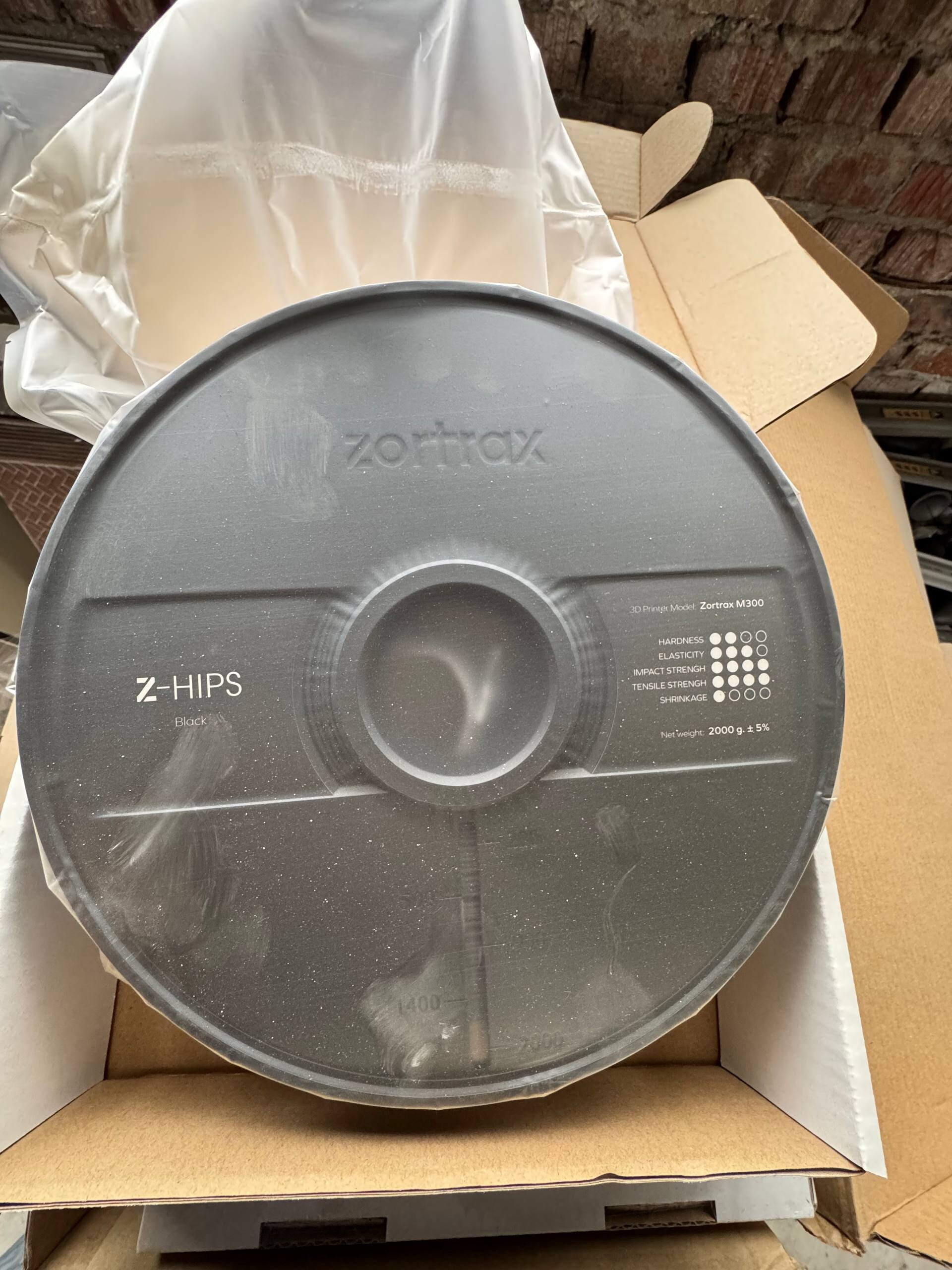 Продам Zortrax zhips Filament 2.0 кг для M300
