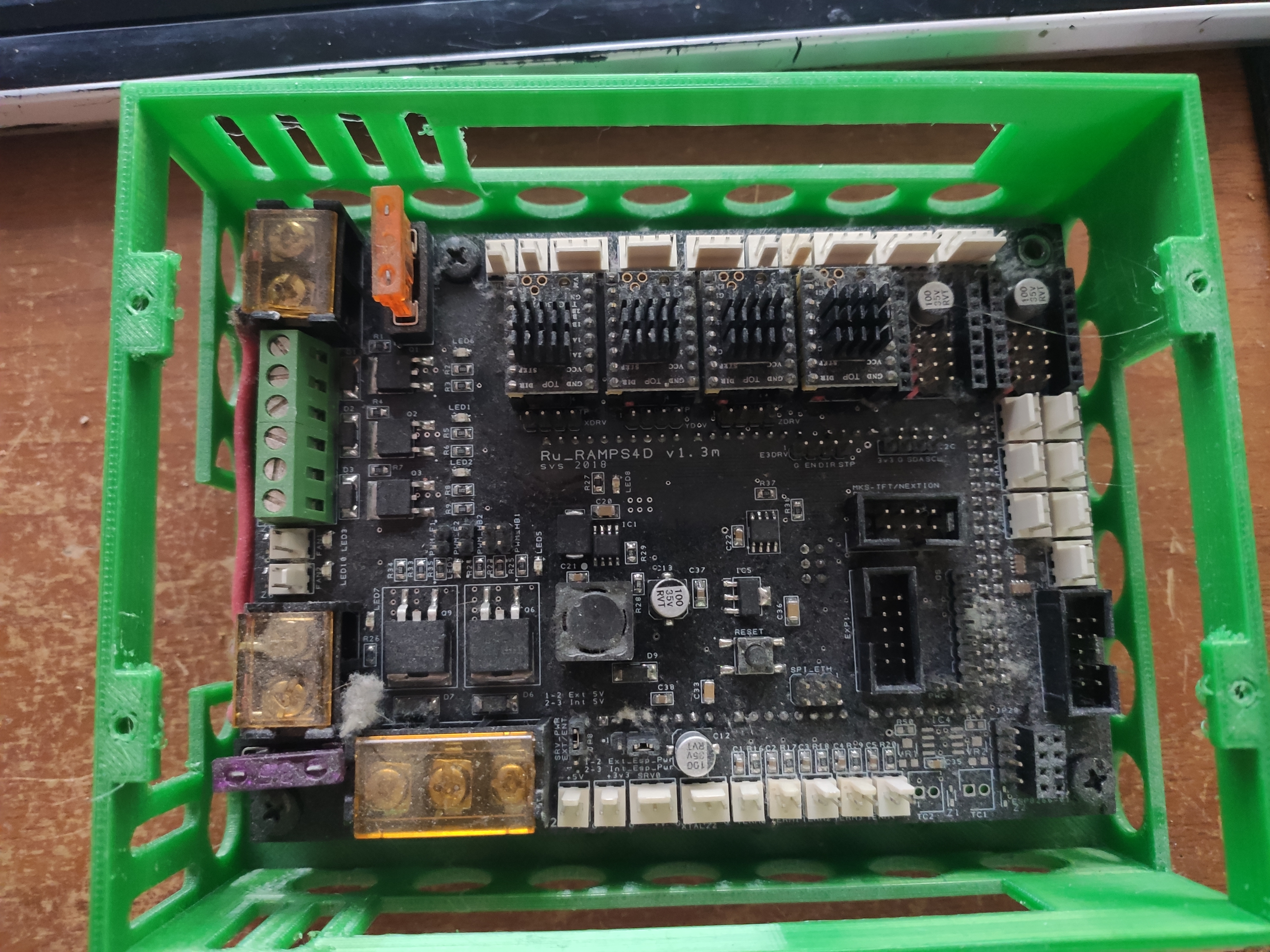 RuRAMPS4D v1.3+Arduino DUE+4 TMC2130
