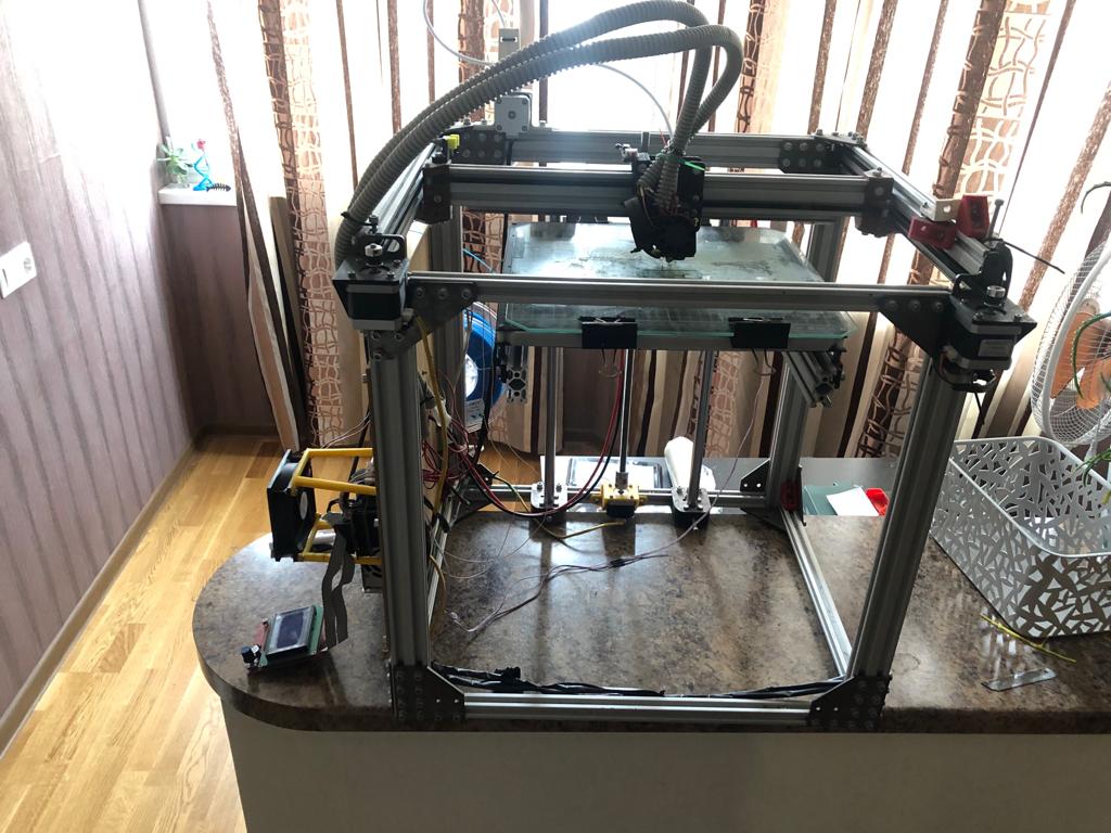 D-bot на рельсах + anet a6