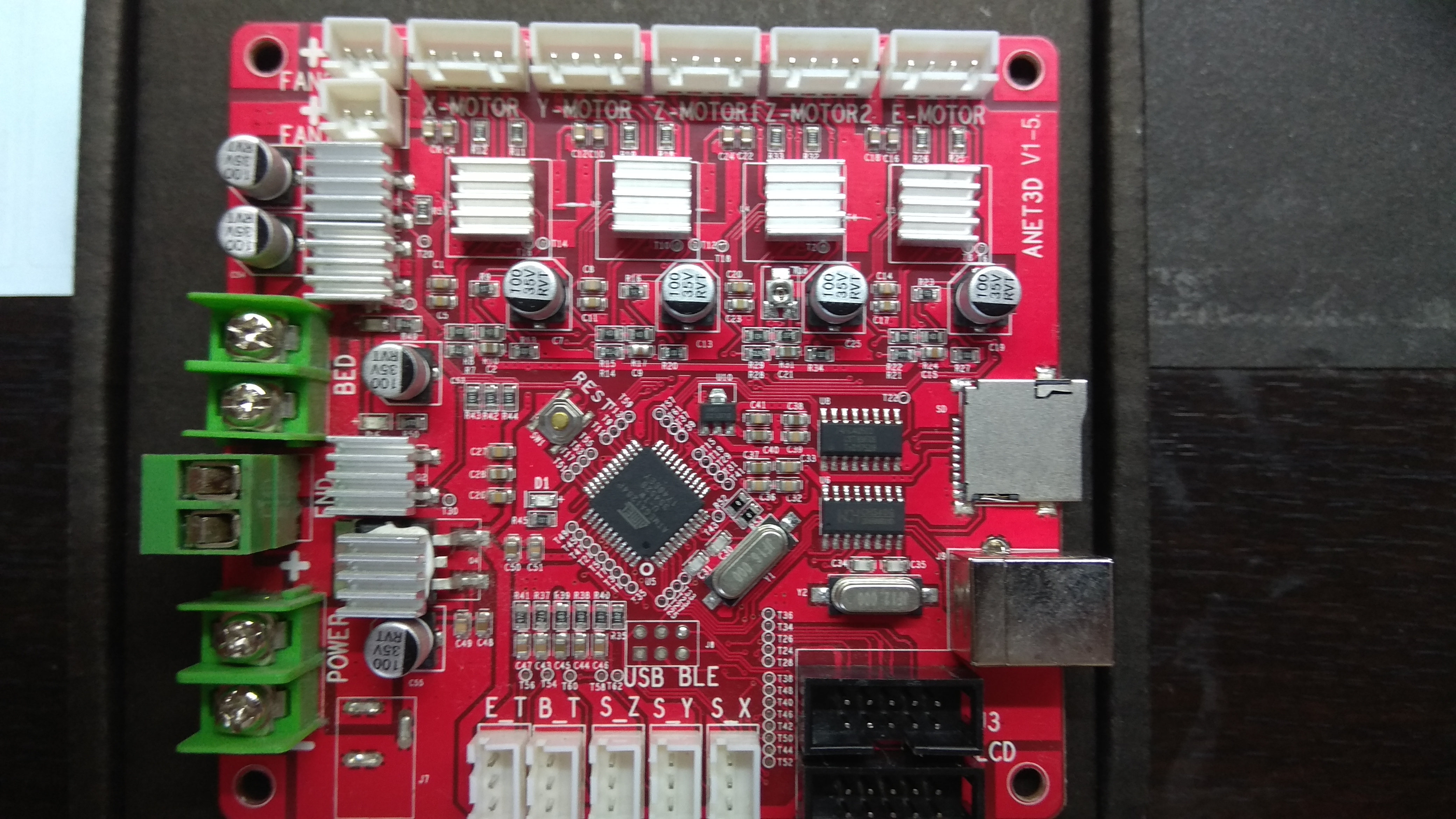 Плата Anet 3D V1-5 и дисплей Anet A6