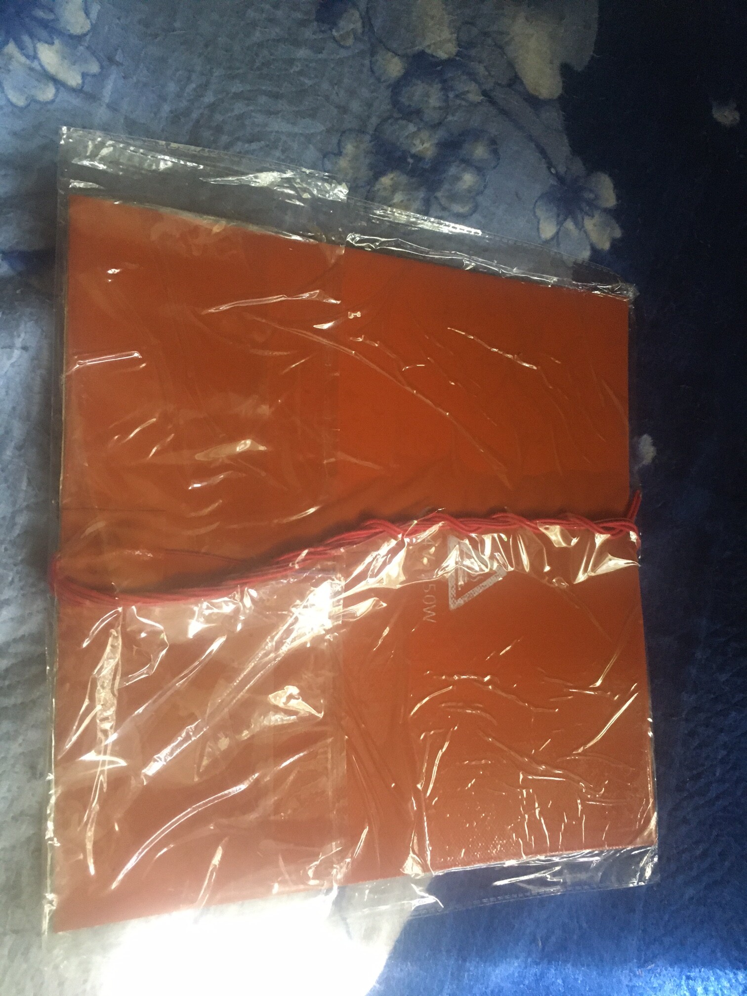 Силиконовая грелка 300х300мм 24V 350W