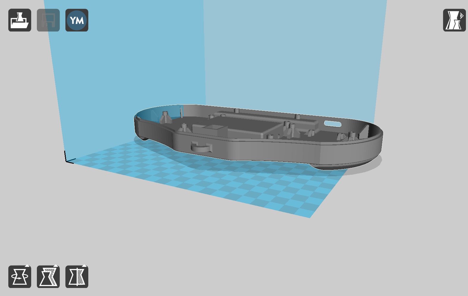 Печать двух деталей