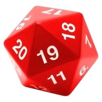 Игральные кости в форме икосаэдра