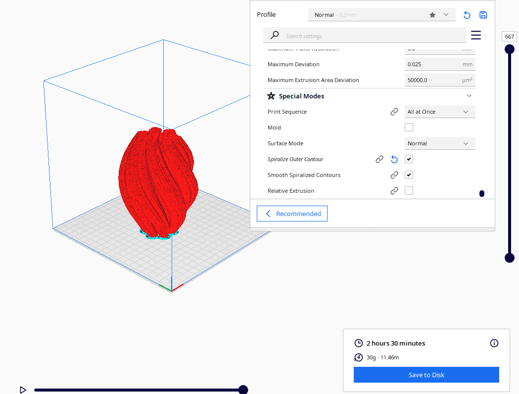 Ваза из PLA/ABS