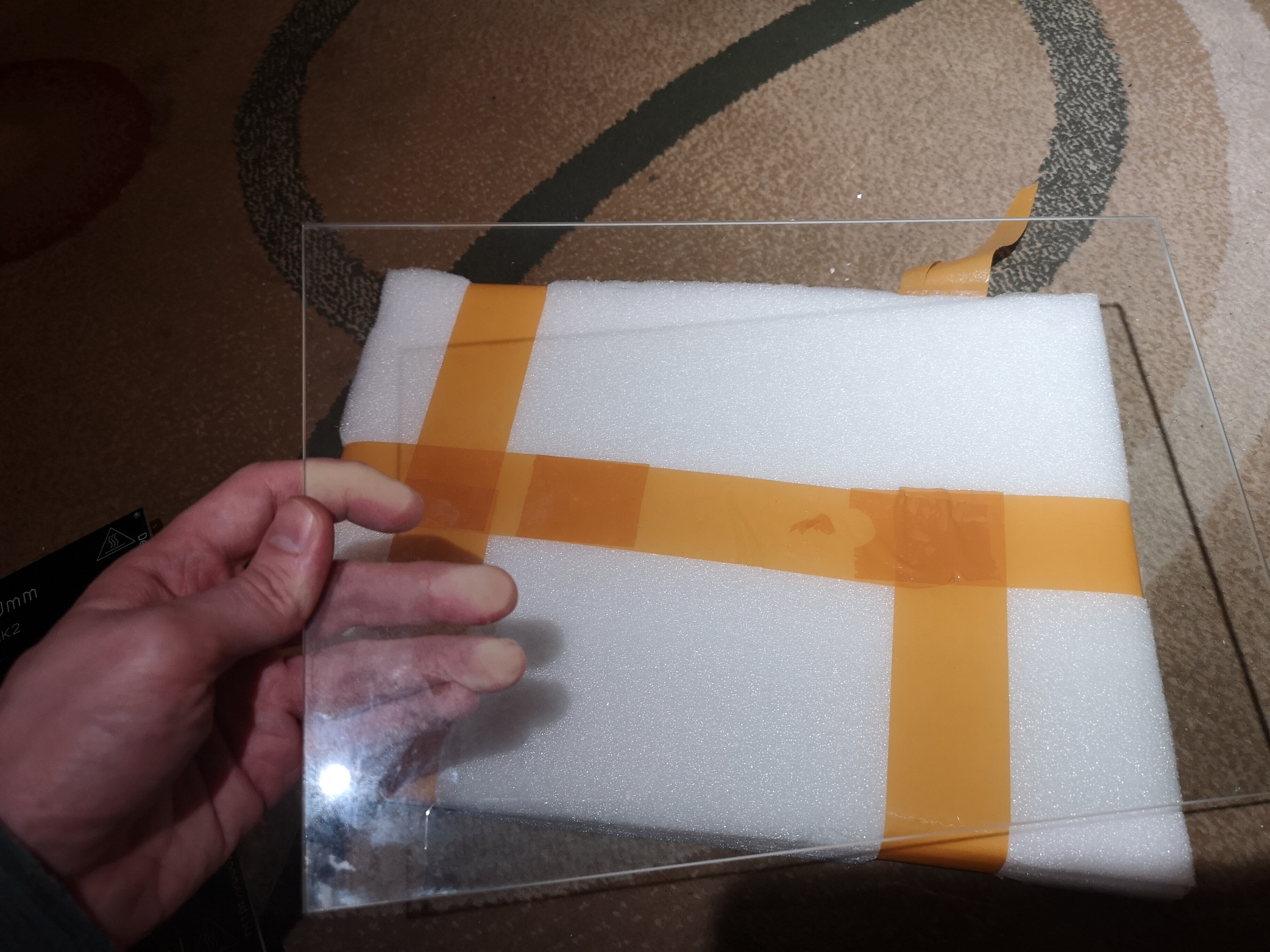 Продаю нагревательный стол MK2A 12/24v 300x200 + боросиликатное стекло