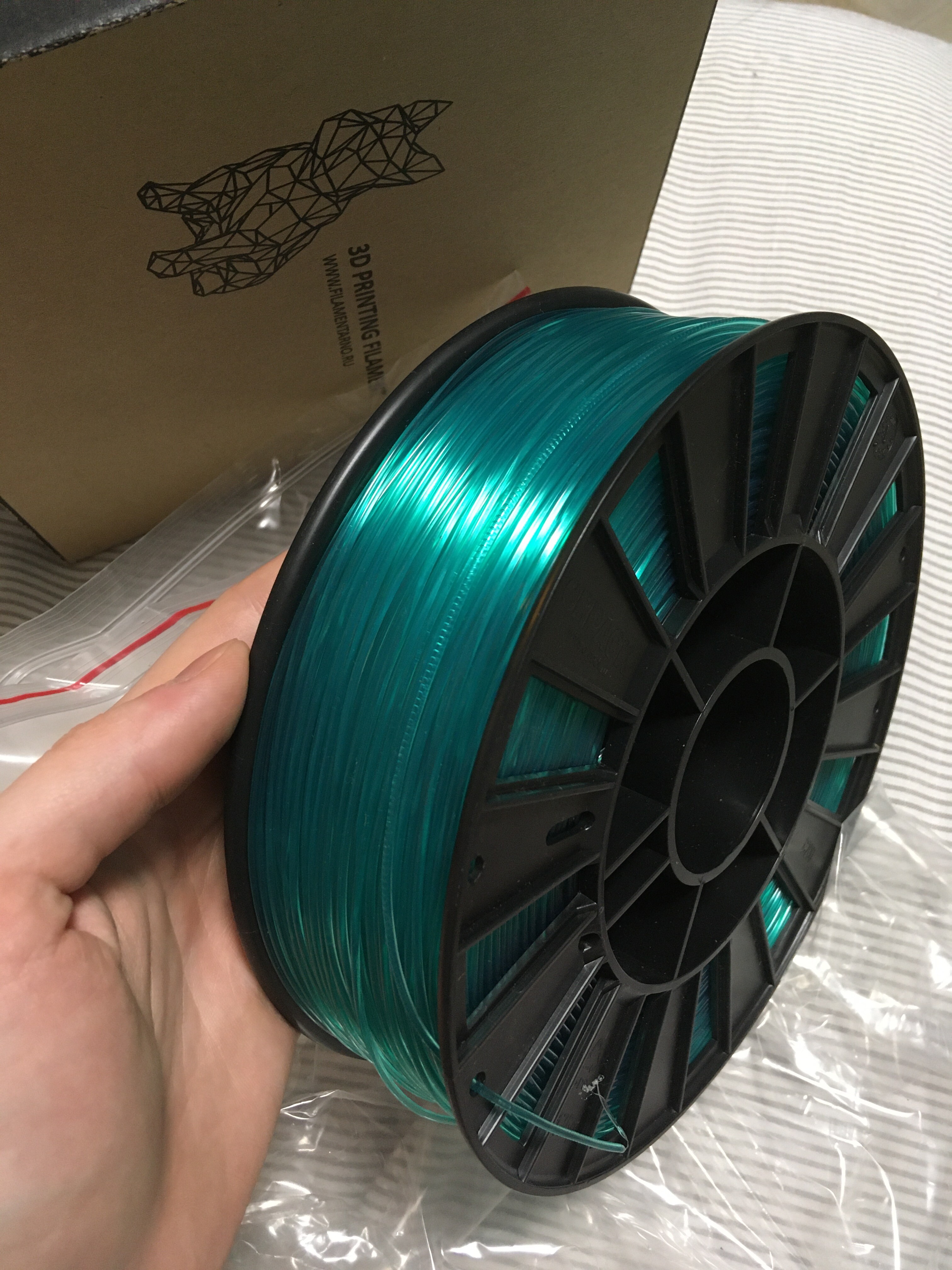 Filamentarno prototyper soft аквамарин