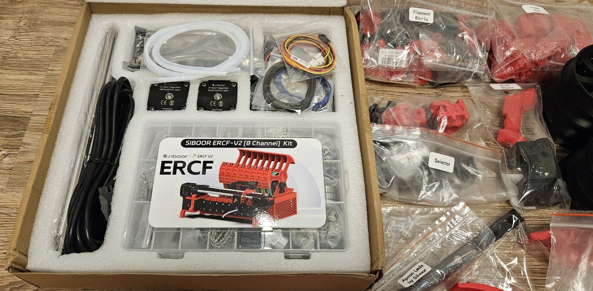 ERCF v2 kit by Siboor + полный комплект деталей из ABS ERCF v2 kit by Siboor + полный комплект деталей из ABS