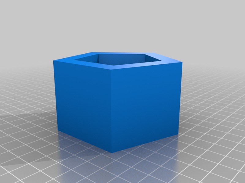 Box with one rounded Corner.