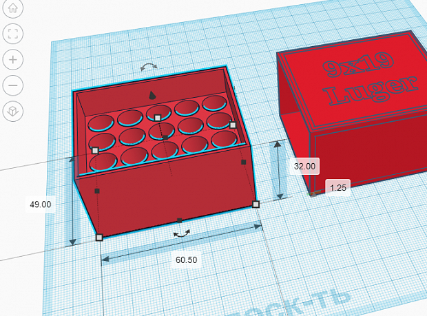 20 mermilik 9x19 Luger için taşıma kutusu (Plastik Aparattır!!!)