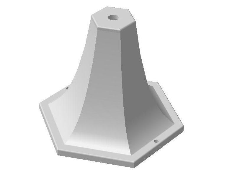 Bahçe lambası tabanı (Plastik Aparattır!!!)