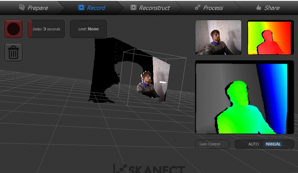 3Д-сенсор Asus Xtion Pro Live - с RGB камерой 3Д-сенсор Asus Xtion Pro Live - с RGB камерой