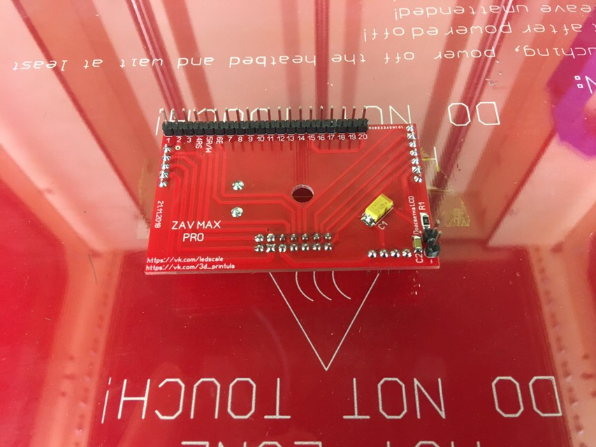 Адаптер для подключения дисплея, SD карты, энкодера к MKS GEN 1.4 в 3D принтере ZAV MAX PRO