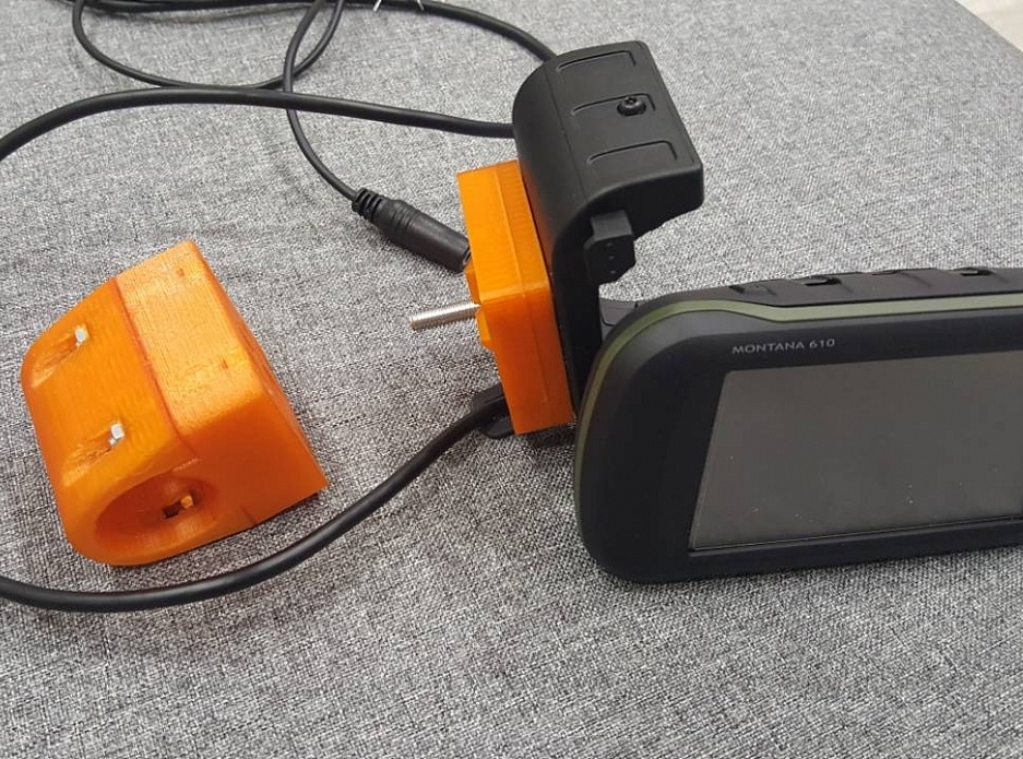 Garmin Montana için motosiklet gidonu montajı 28mm (Plastik Aparattır!!!)