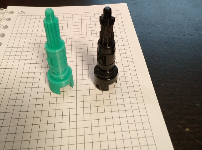 Tripod GEOBOX 120cm 5/8" için kaldırma dişlisi (Plastik Aparattır!!!)