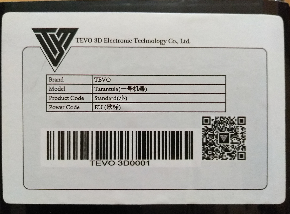 TEVO Tarantula Новый + Алюминий