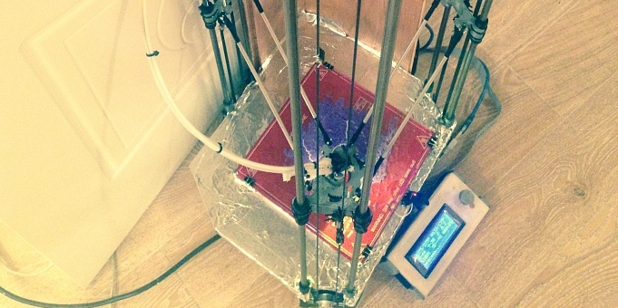 3d принтер дельта росток