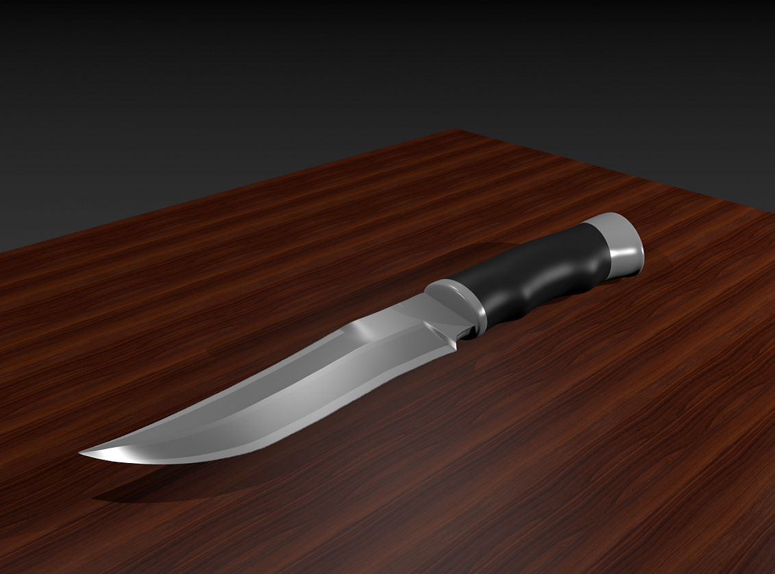 Продажа 3D-модели "красивый нож"