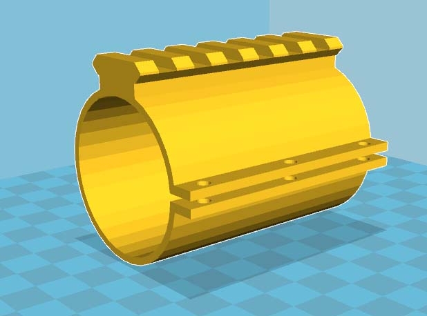 VAL veya Vintorez için RIS şeridi (Plastik Aparattır!!!)