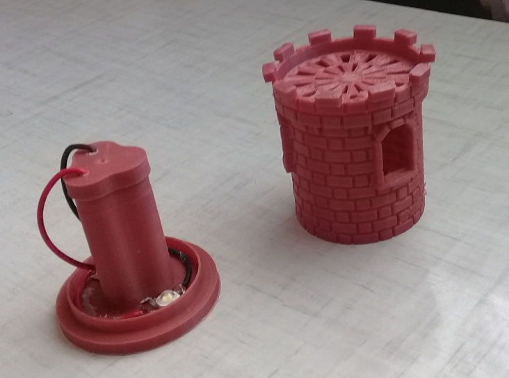 kule gece lambası (Plastik Aparattır!!!)