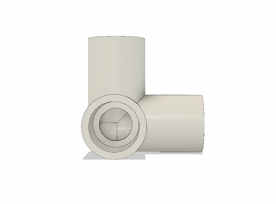 20 mm V1 PVC borulardan kutu oluşturmak için köşe (Plastik Aparattır!!!)