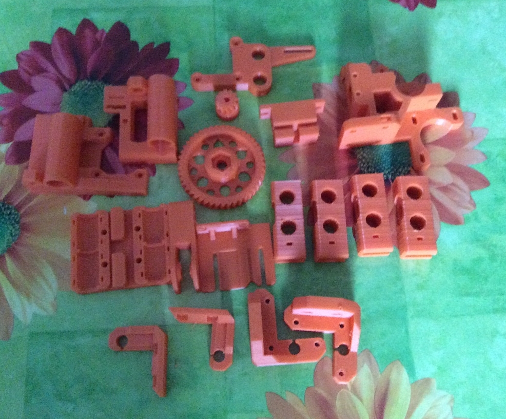 Пластиковые детали для Prusa i3 Rework