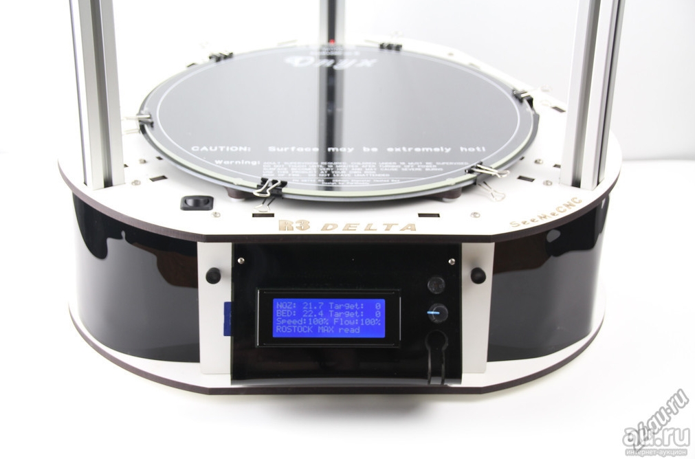 Продам Rostock MAX v2 + доп. зап части + пластик