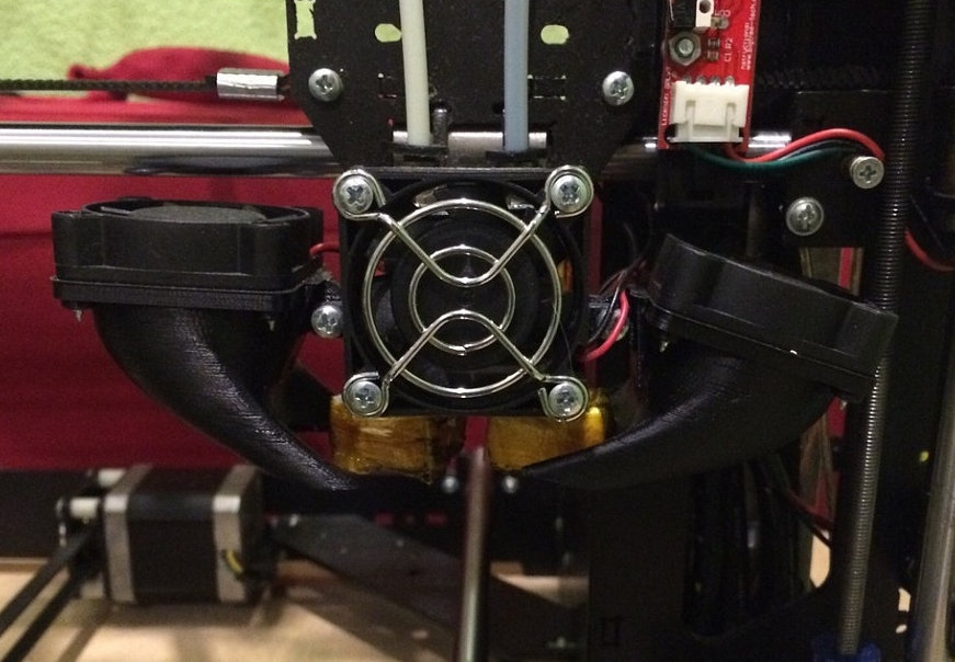 3D принтер с двумя соплами BiZon Prusa i3 Steel