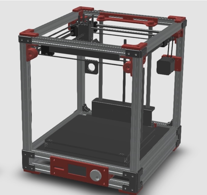 Печать пластиковых частей для 3д принтера