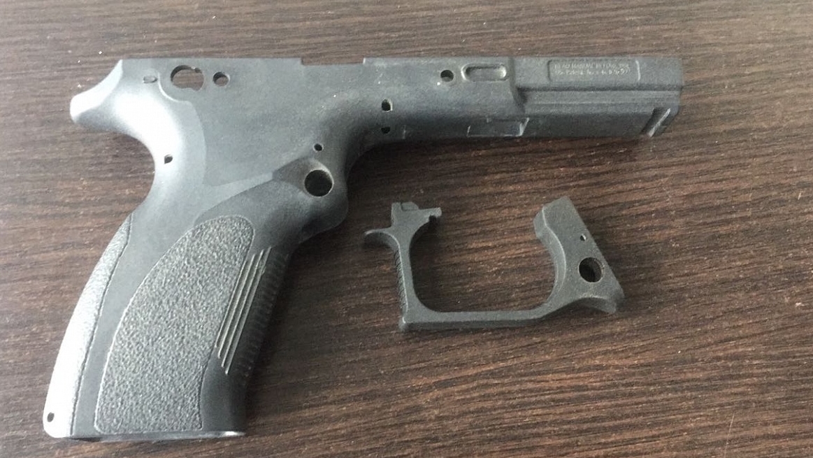 Нужна 3d модель корпуса пневматического пистолета под печать.